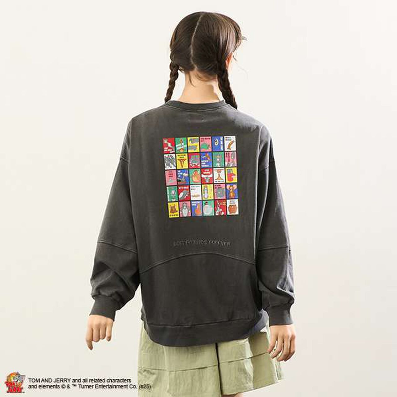 [AMI] [TOM AND JERRY] Funny Art Pullover,Gray, large image number 5