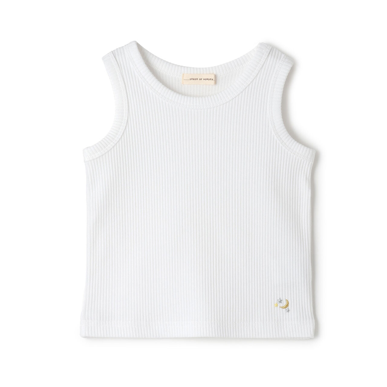 Ribbed Tank Top,Off white, large image number 0