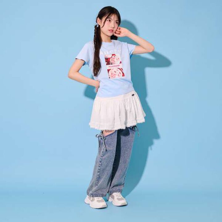 [Pre-order for Selected Colors★] Tiered Skirt,Off white, medium image number 2