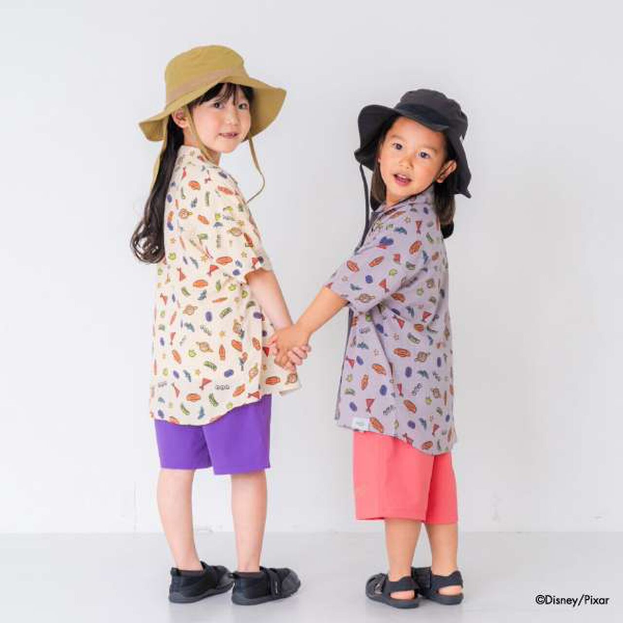 [Matching with Dad Outfit] Disney Kids Toy Story Pattern Shirt,Light gray, large image number 14