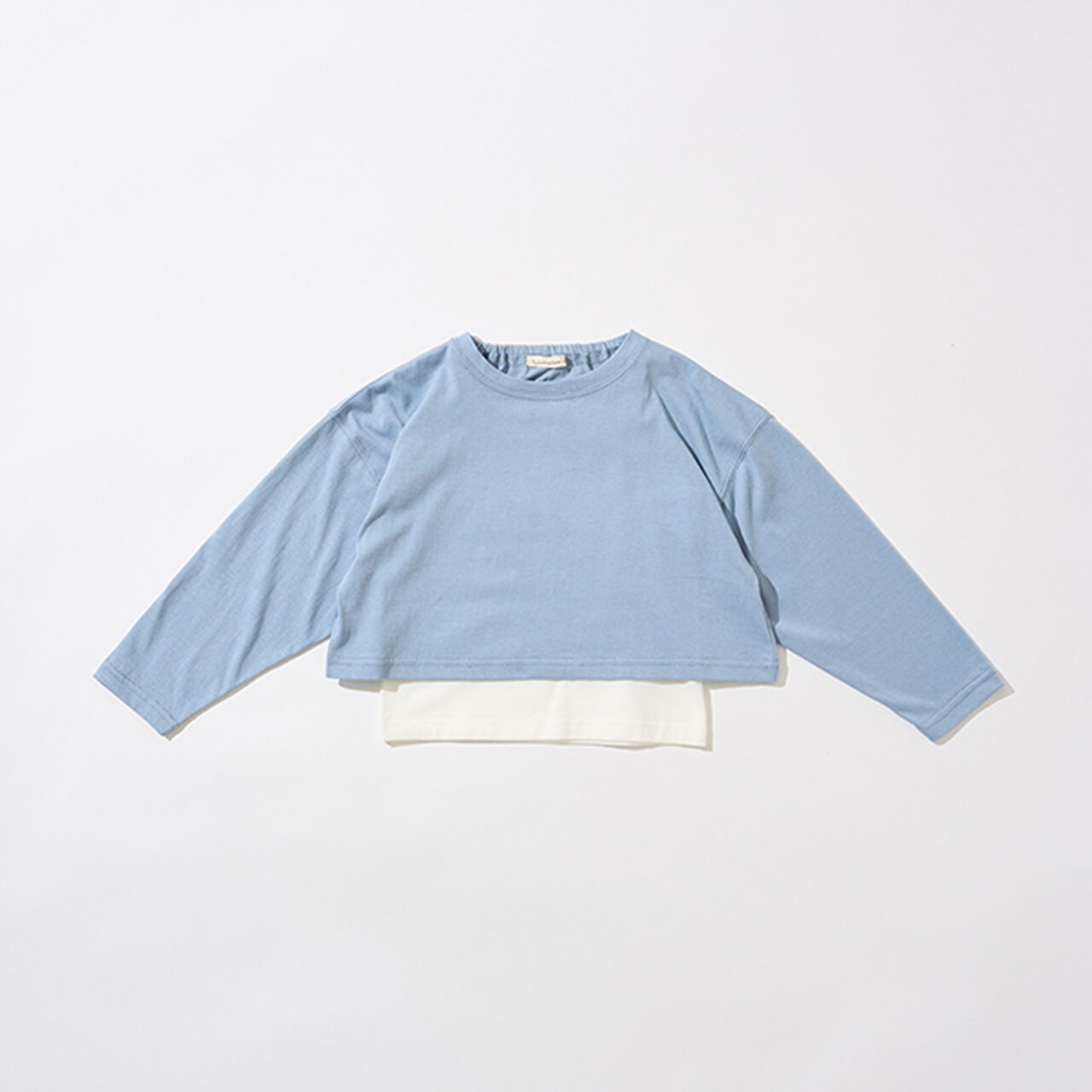 Mini Length Sheer Long-Sleeve T-Shirt & Cami Set,Lavender, large image number 2