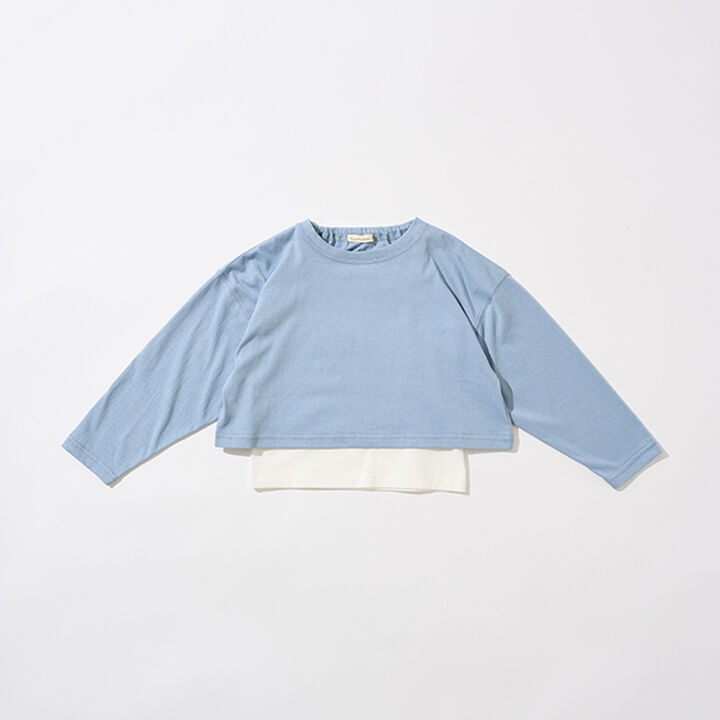 Mini Length Sheer Long-Sleeve T-Shirt & Cami Set,Lavender, medium image number 2