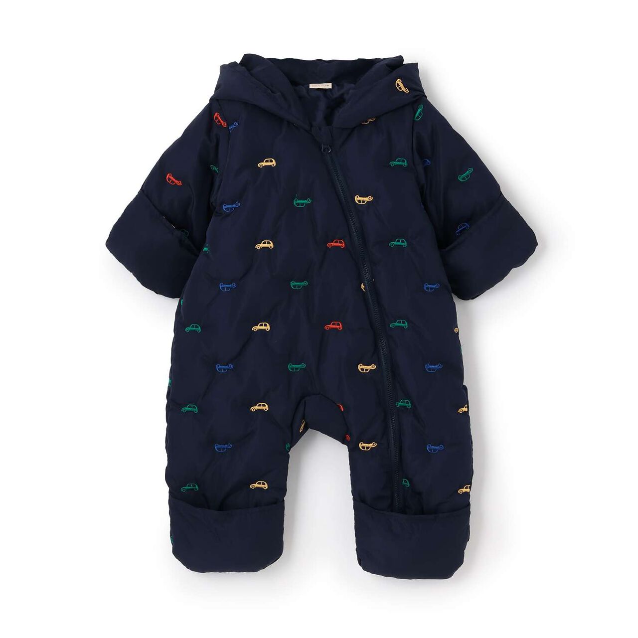 Assorted Embroidered Padded Jumpsuit,Ivory, large image number 4