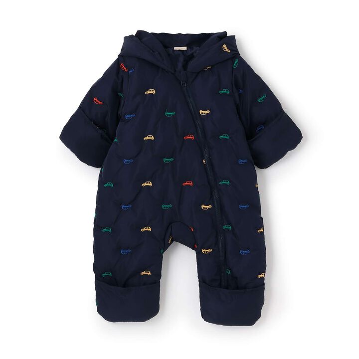 Assorted Embroidered Padded Jumpsuit,Ivory, medium image number 4