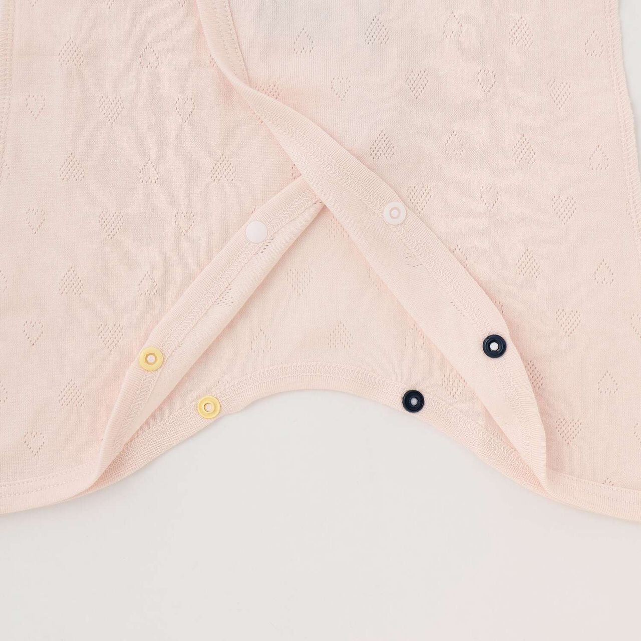 [Weak Acidity] Combi Bodysuit,Salmon pink, large image number 8