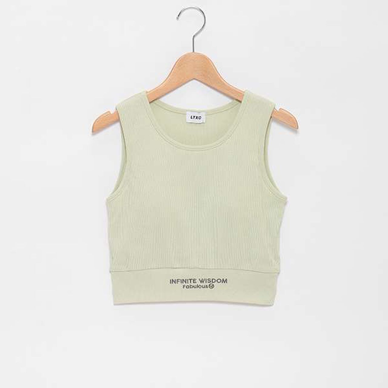 [LTXC] Quick-Dry Black Cropped Tank Top,Lavender, large image number 3