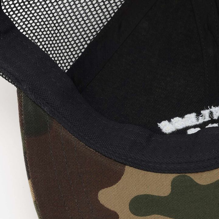 Girly College Logo Mesh Cap,Khaki, medium image number 7