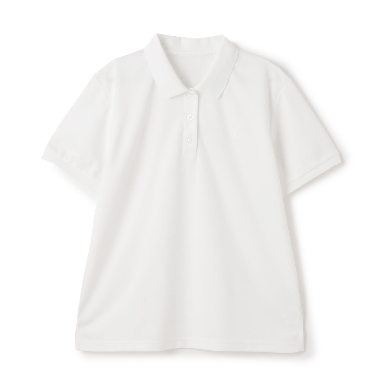 Quick-Dry Absorbent Polo Shirt,White, large image number 8