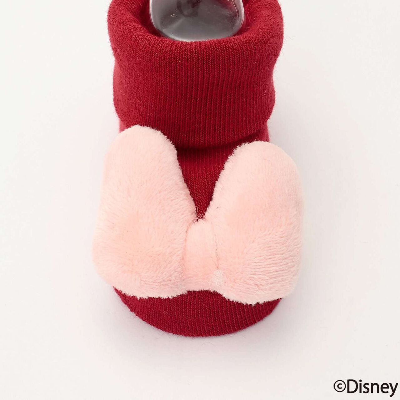 [Disney] Motif Ribbon Cup Socks,Red, large image number 2