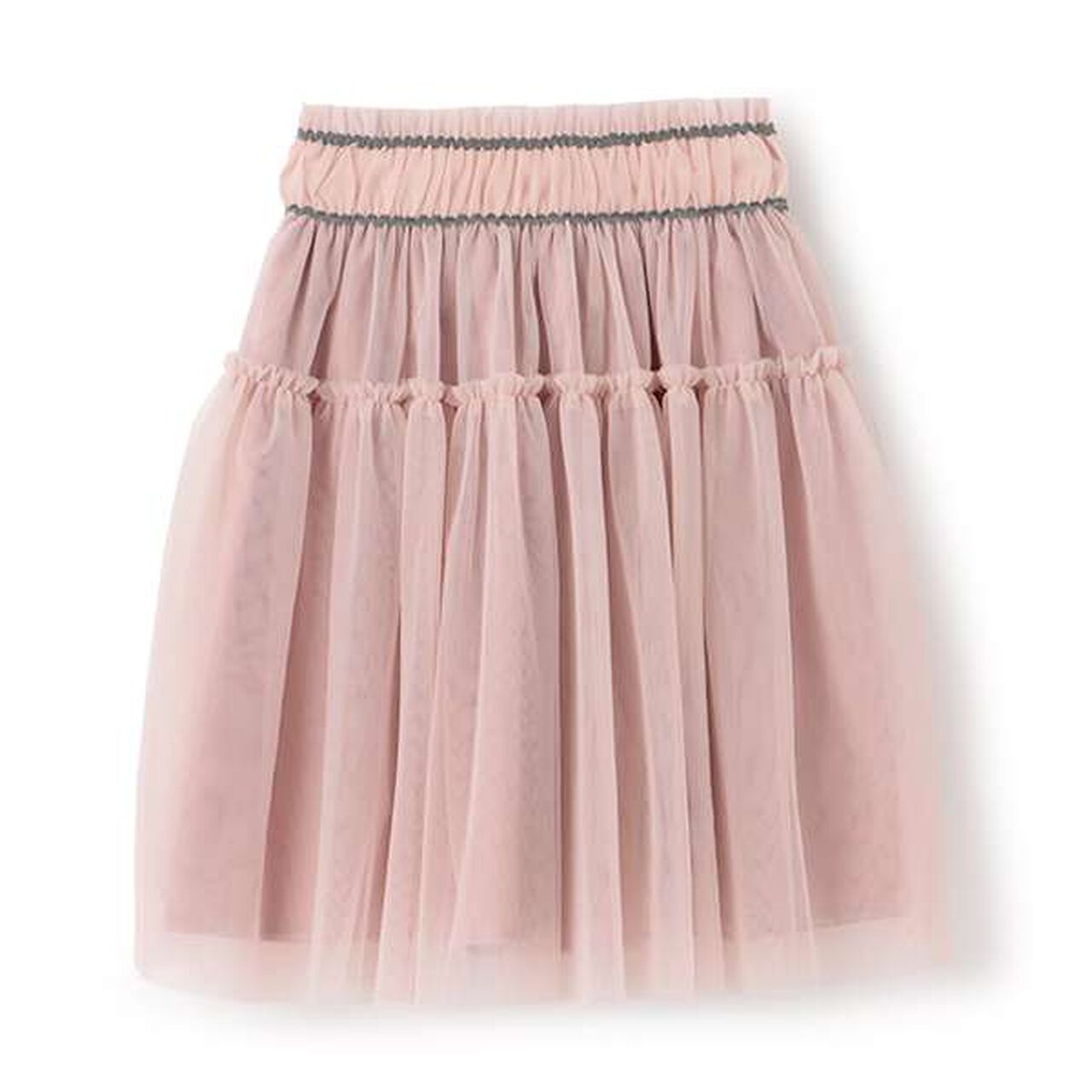 [Halloween] Gathered Tulle Skirt,Ivory, large image number 4