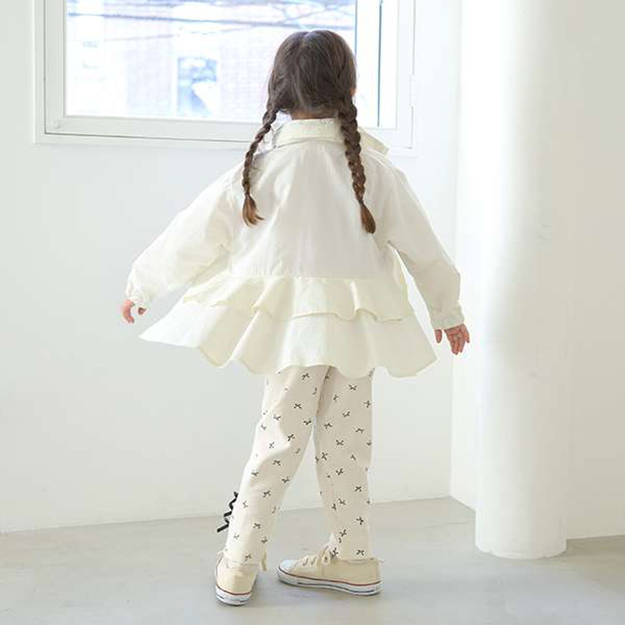 [Water-Repellent] Back Frill A-Line Mountain Parka (Storage Bag Included),Lavender, large image number 2
