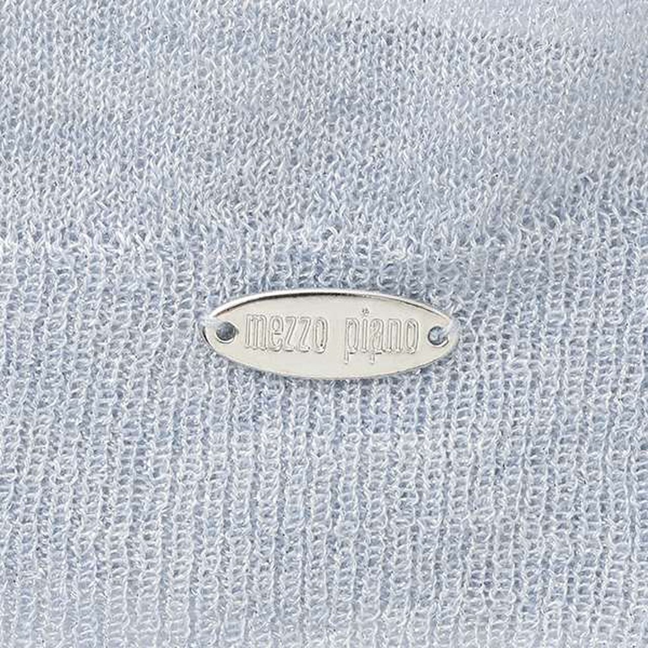 Glitter Sheer Cardigan,Off white, large image number 4