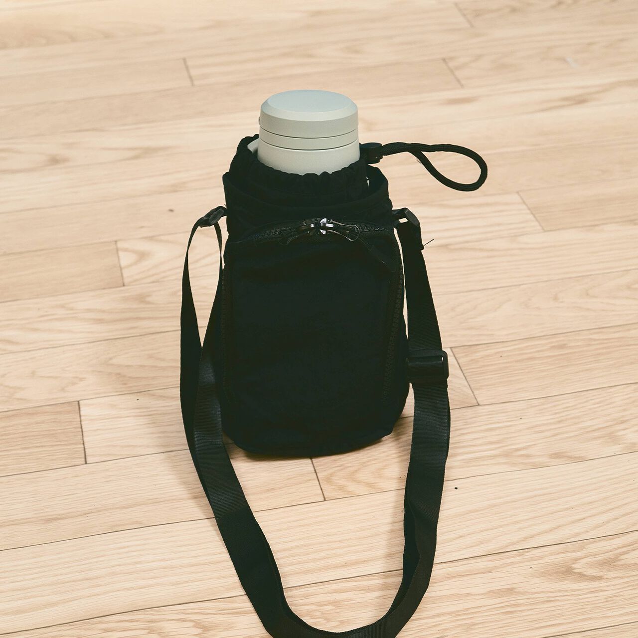 [School-Ready] Bottle Cover with Pockets,Black, large image number 9