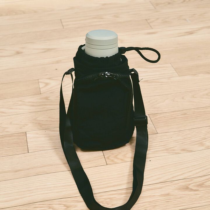 [School-Ready] Bottle Cover with Pockets,Black, medium image number 9