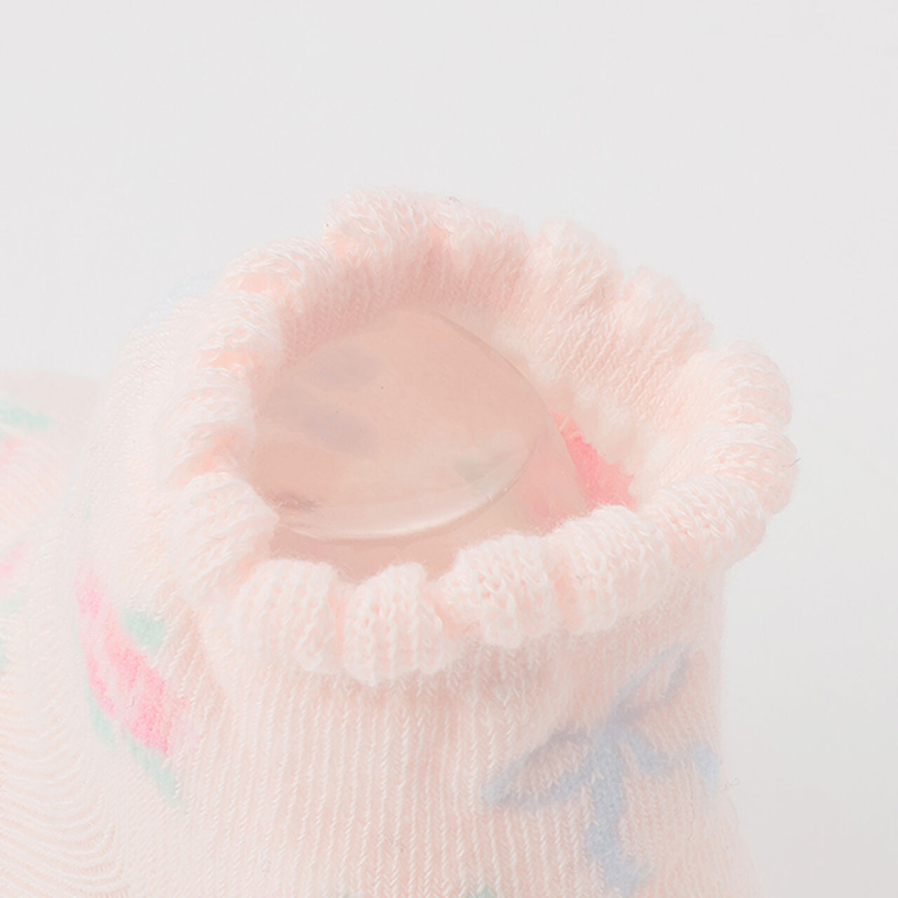 Small Floral Pattern Socks,Off white, large image number 3