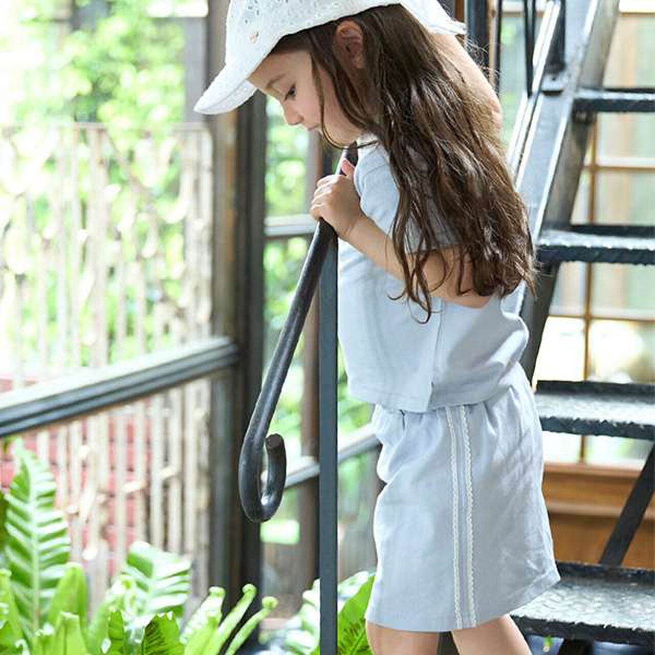 [Link/Cool Touch] Polo Outfit Set,Light gray, large image number 3