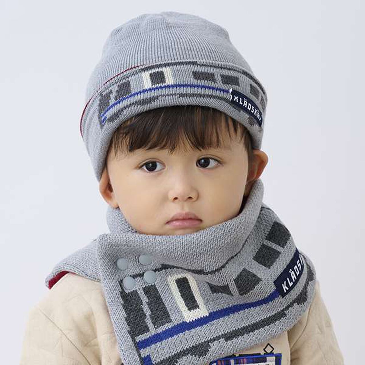 Train JQ Reversible Beanie,Blue, large image number 9