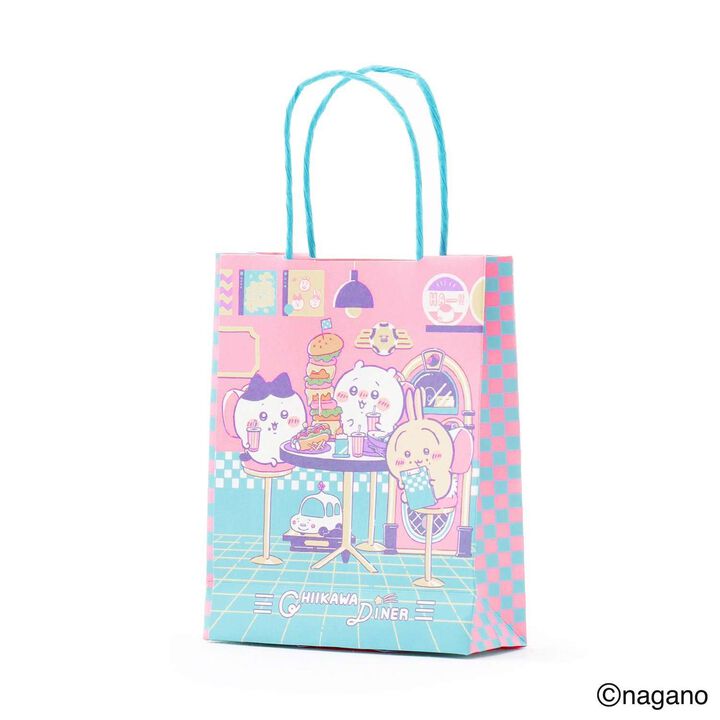 Chikawa Paper Bag with Stickers (51 Pieces),Purple, medium image number 1