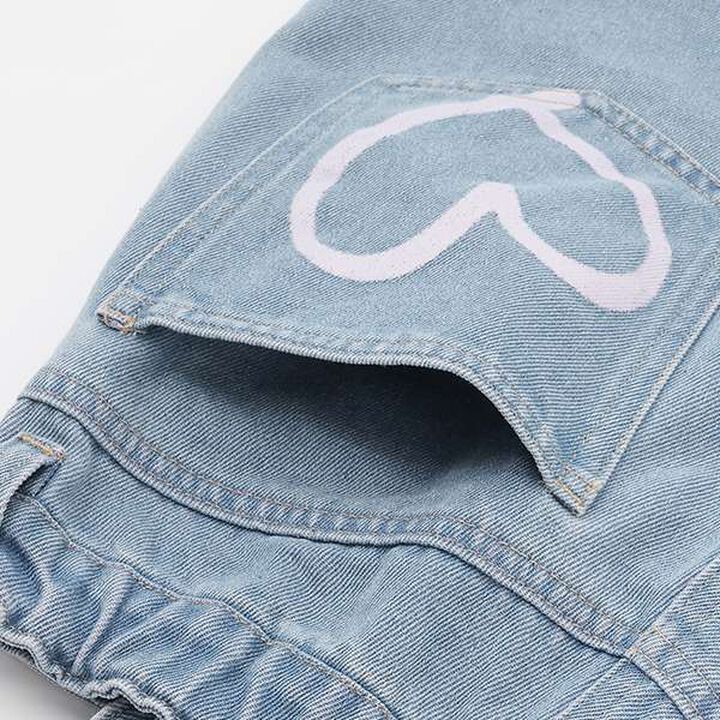 Damaged Shorts,Sax blue, medium image number 10