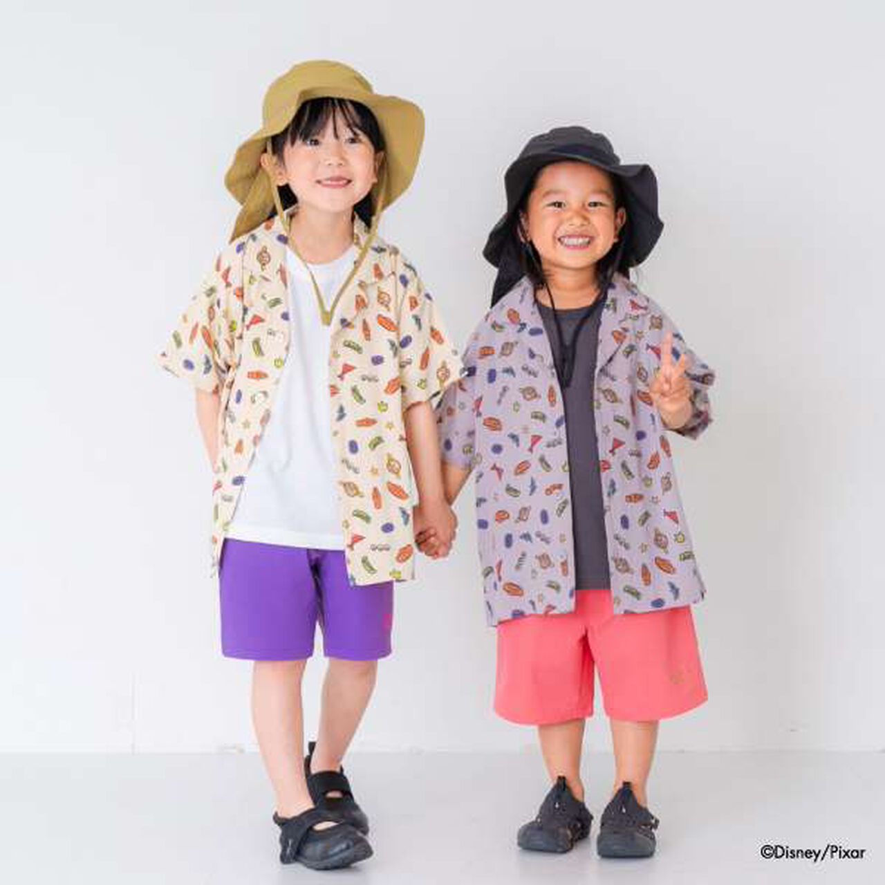 [Matching with Dad Outfit] Disney Kids Toy Story Pattern Shirt,Light gray, large image number 13