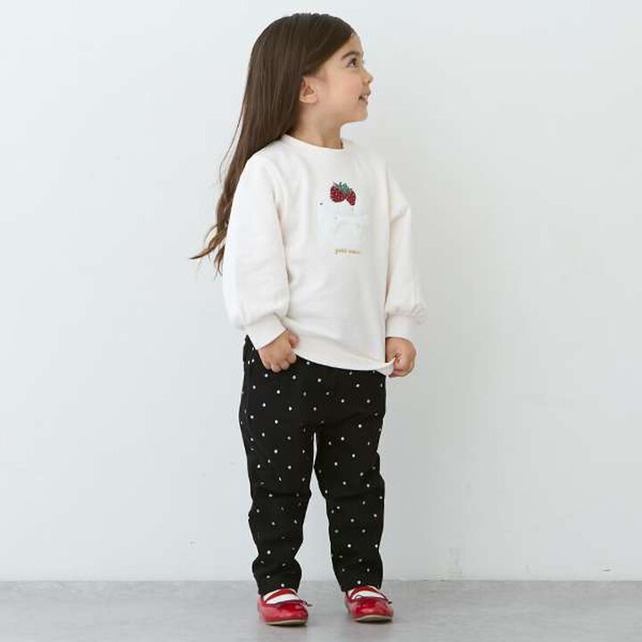 [Smile Series] Brushed-Lining Pants (Kids Size),Light pink, medium image number 15
