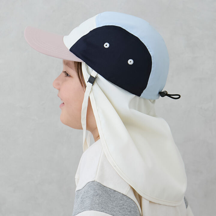 Water-Repellent Sunshade Jet Cap,Charcoal gray, medium image number 2