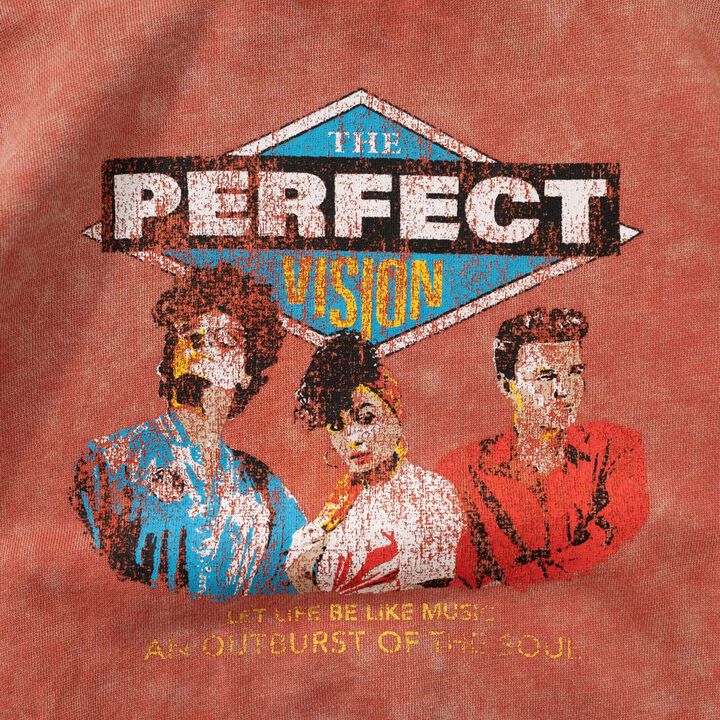 Band Style Print Sweatshirt,Yellow, medium image number 13