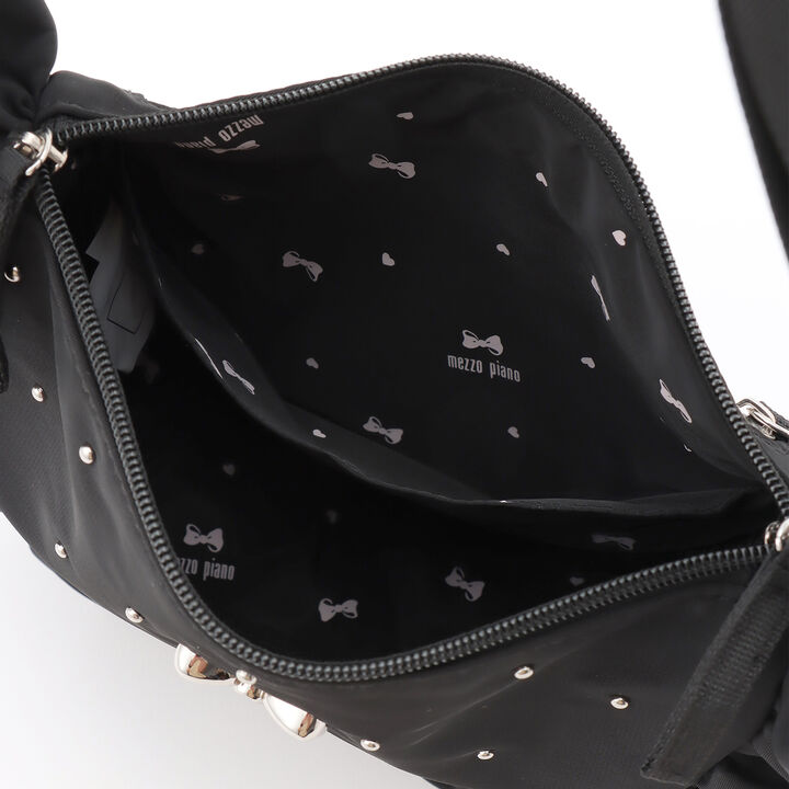 Frill Shoulder Bag,Black, medium image number 5