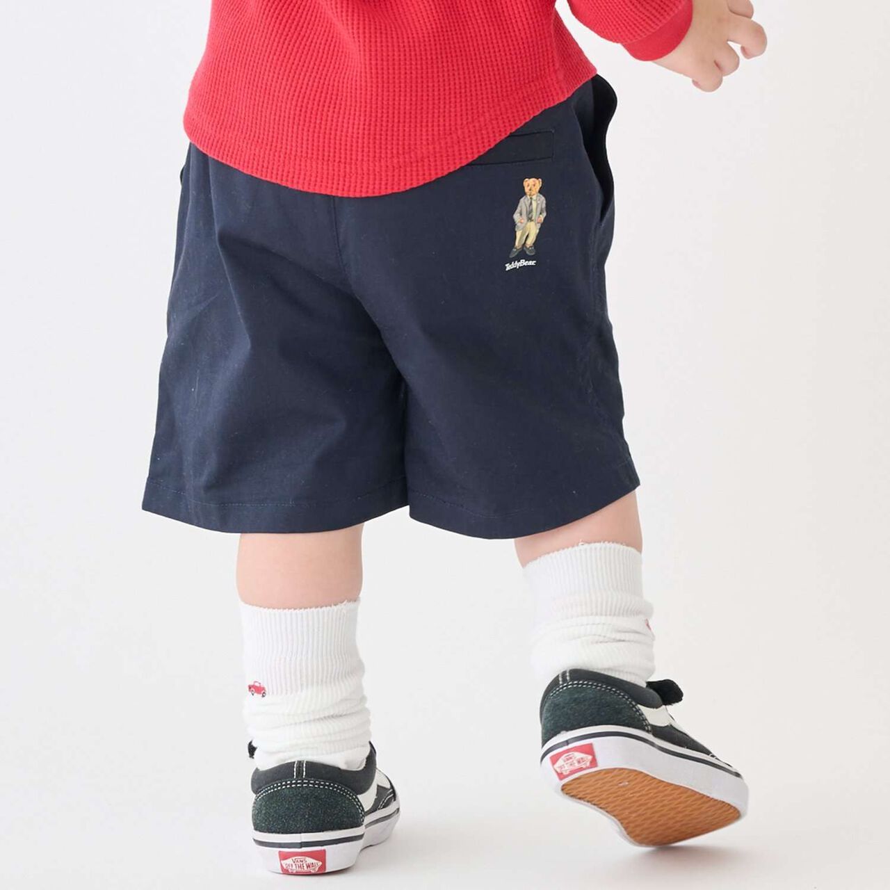 Teddy Bear Half Pants,Navy, large image number 4