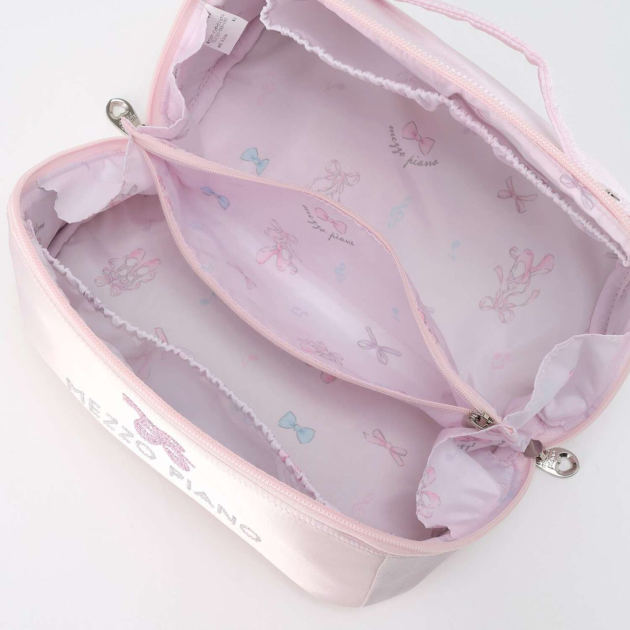 [Ballet] Sparkling Hair & Makeup Pouch,Dark red, large image number 6