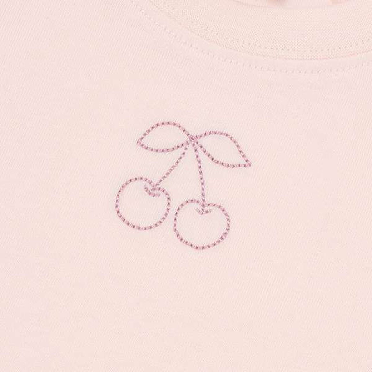 [GOOD PRICE] Cool Touch] Embroidered T-Shirt,Off white, large image number 4