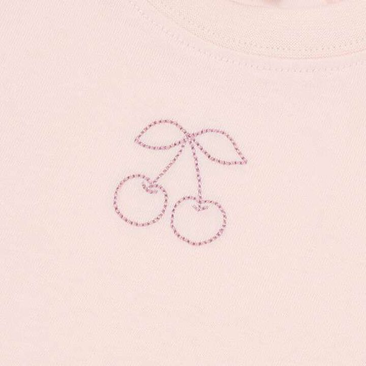 [GOOD PRICE] Cool Touch] Embroidered T-Shirt,Off white, medium image number 4