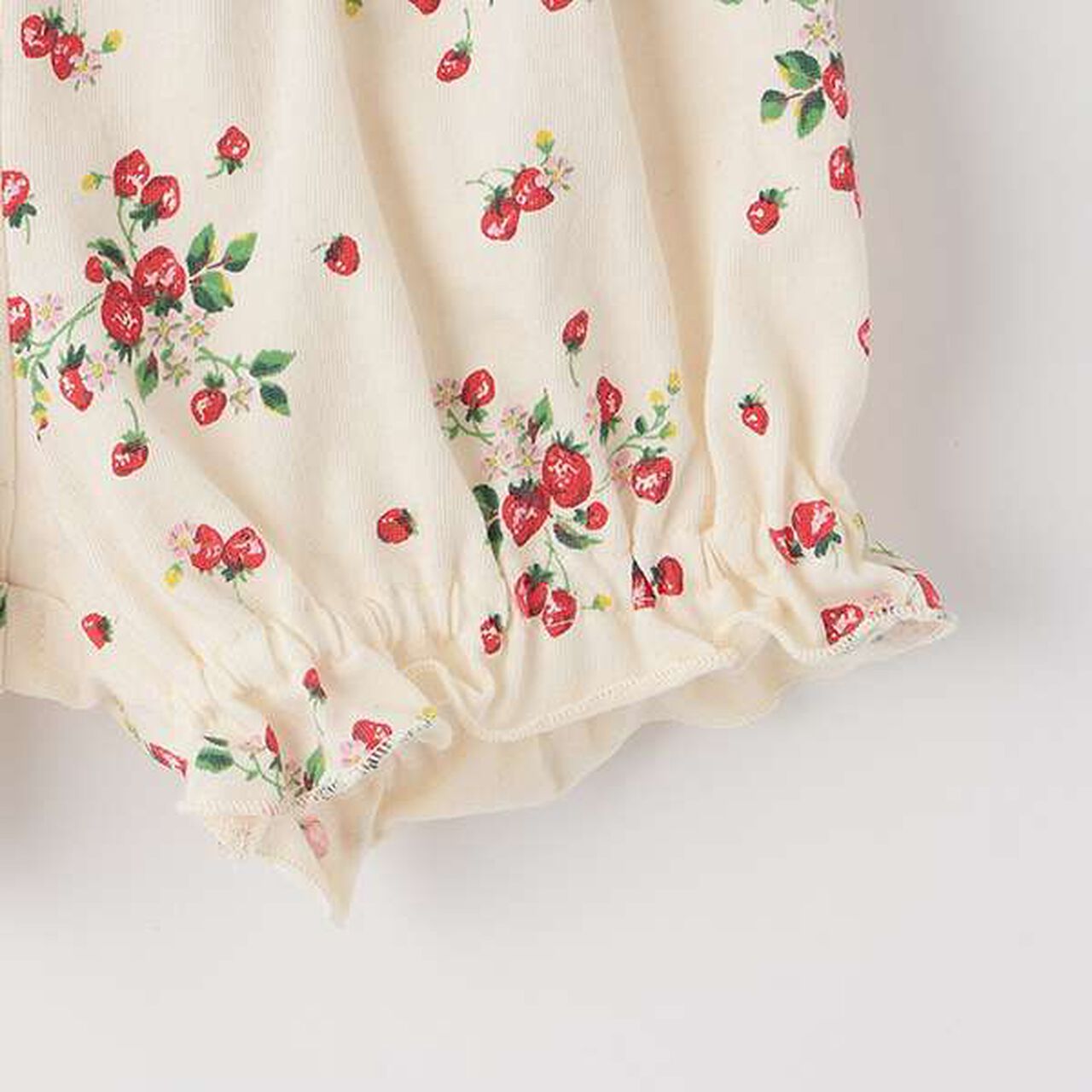 Wild Strawberry Baby Suit,Pearl white, large image number 7