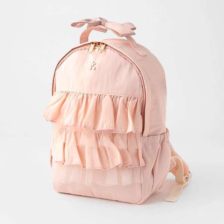 Tulle Ruffle Backpack,Light pink, medium image number 6