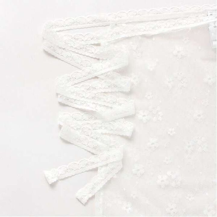 Lace Skirt,White, medium image number 3