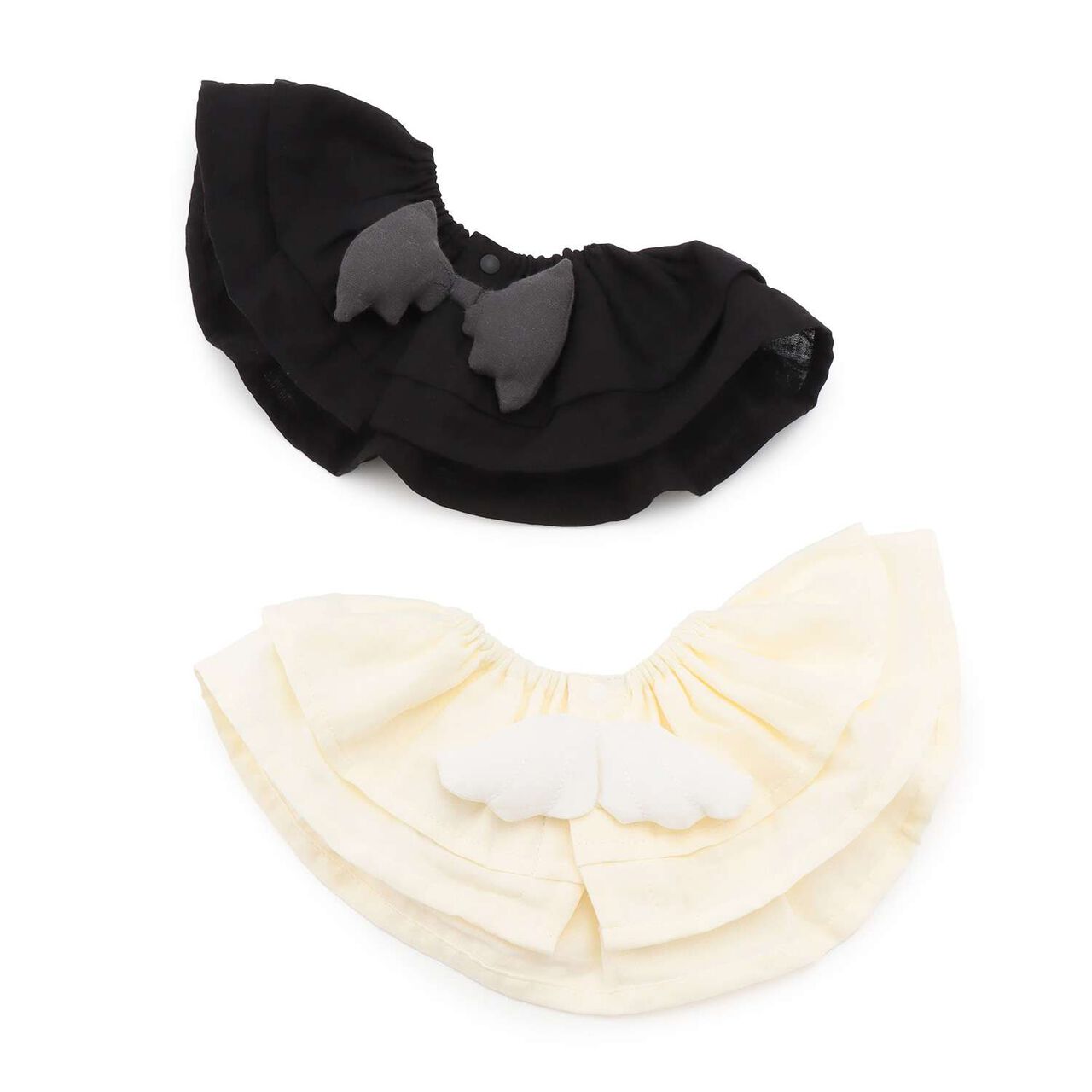 [Waterproof] Angel and Bat Bib,Ivory, large image number 9