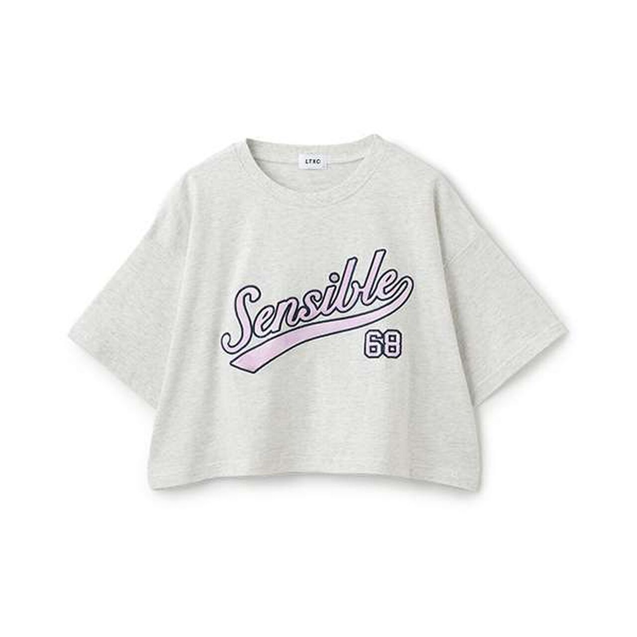 Logo Assorted Appliqué Half T-shirt,Sax blue, large image number 9