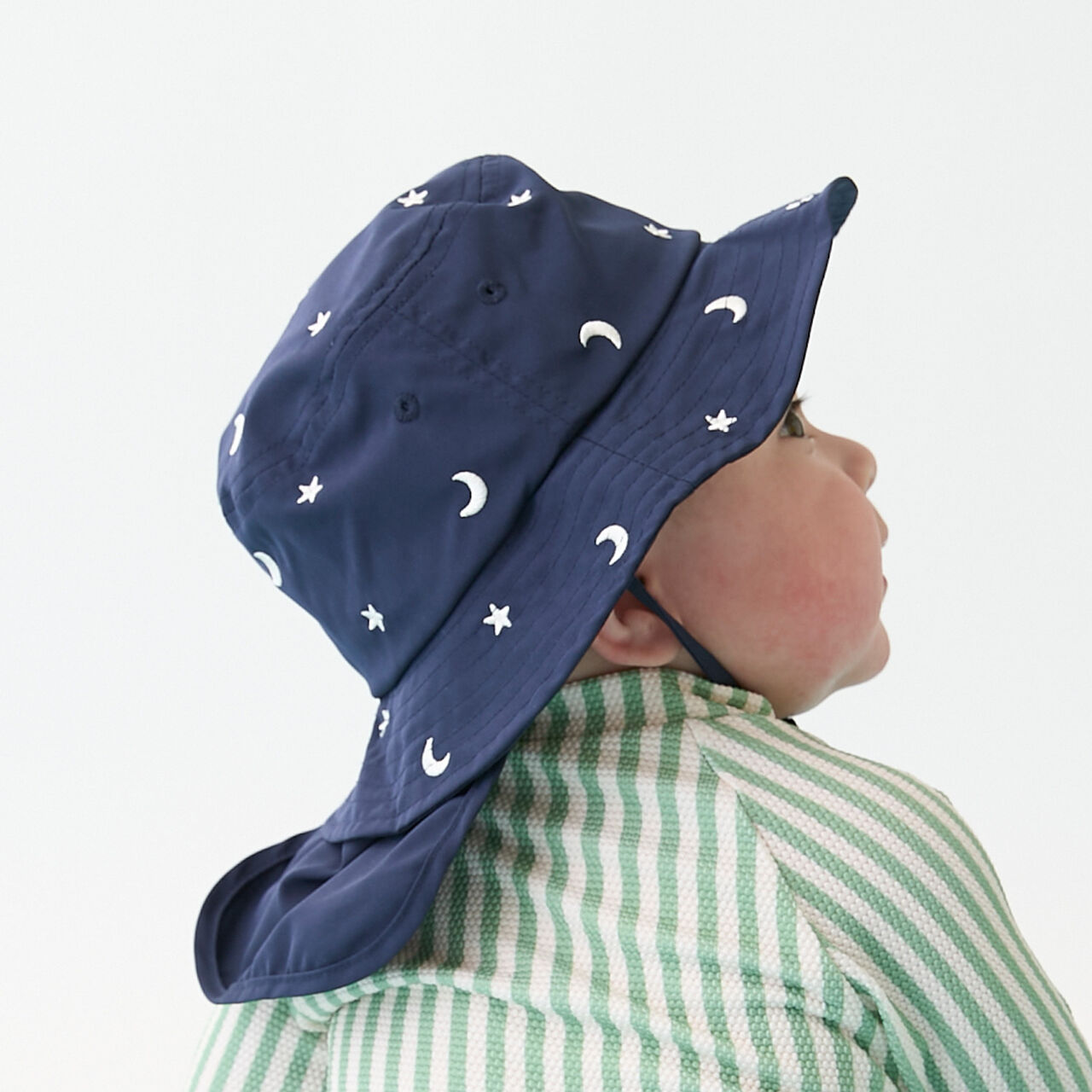 [Heat-Resistant] Embroidered Bucket Hat,Pink, large image number 3