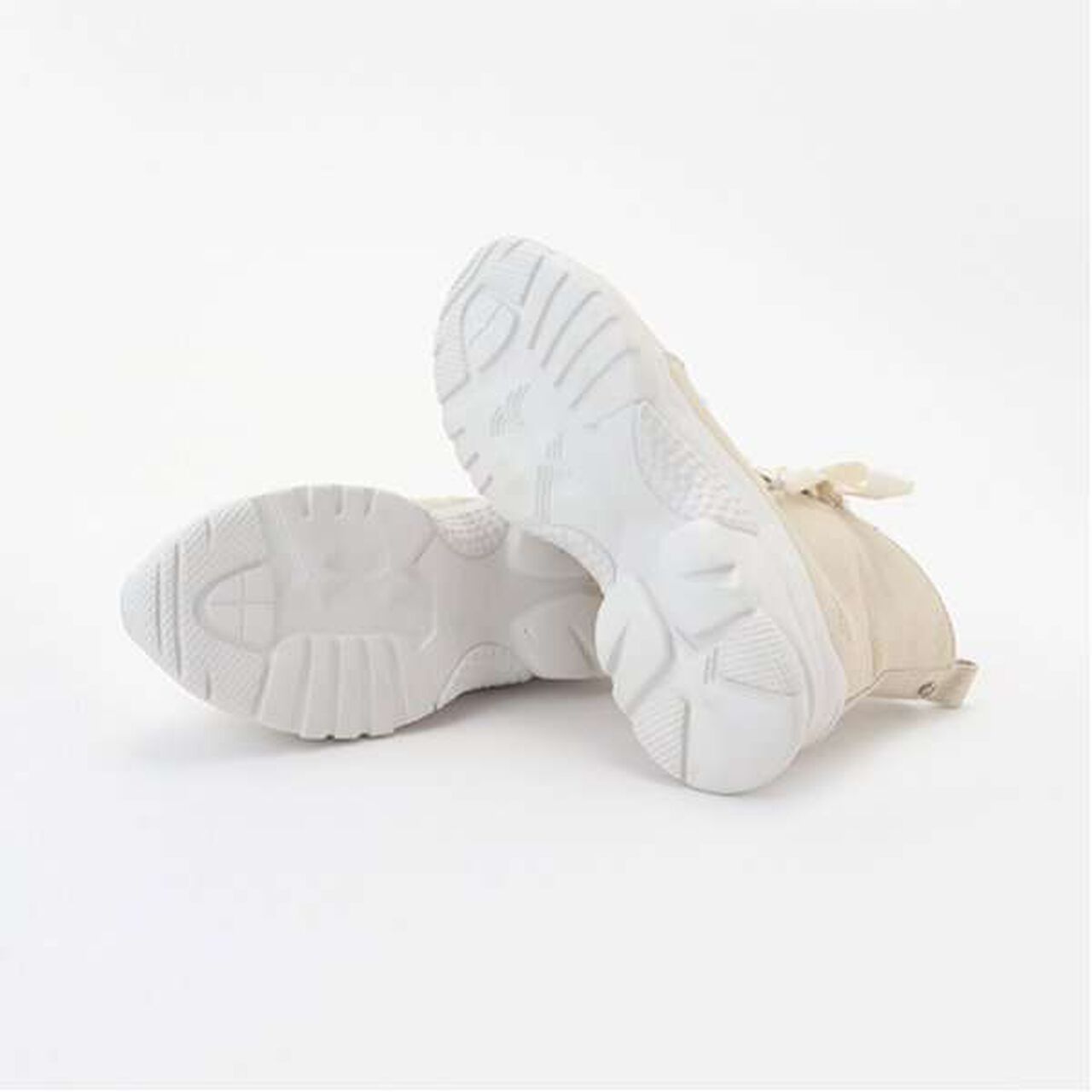 Platform High-Top Sneakers,Black, large image number 3