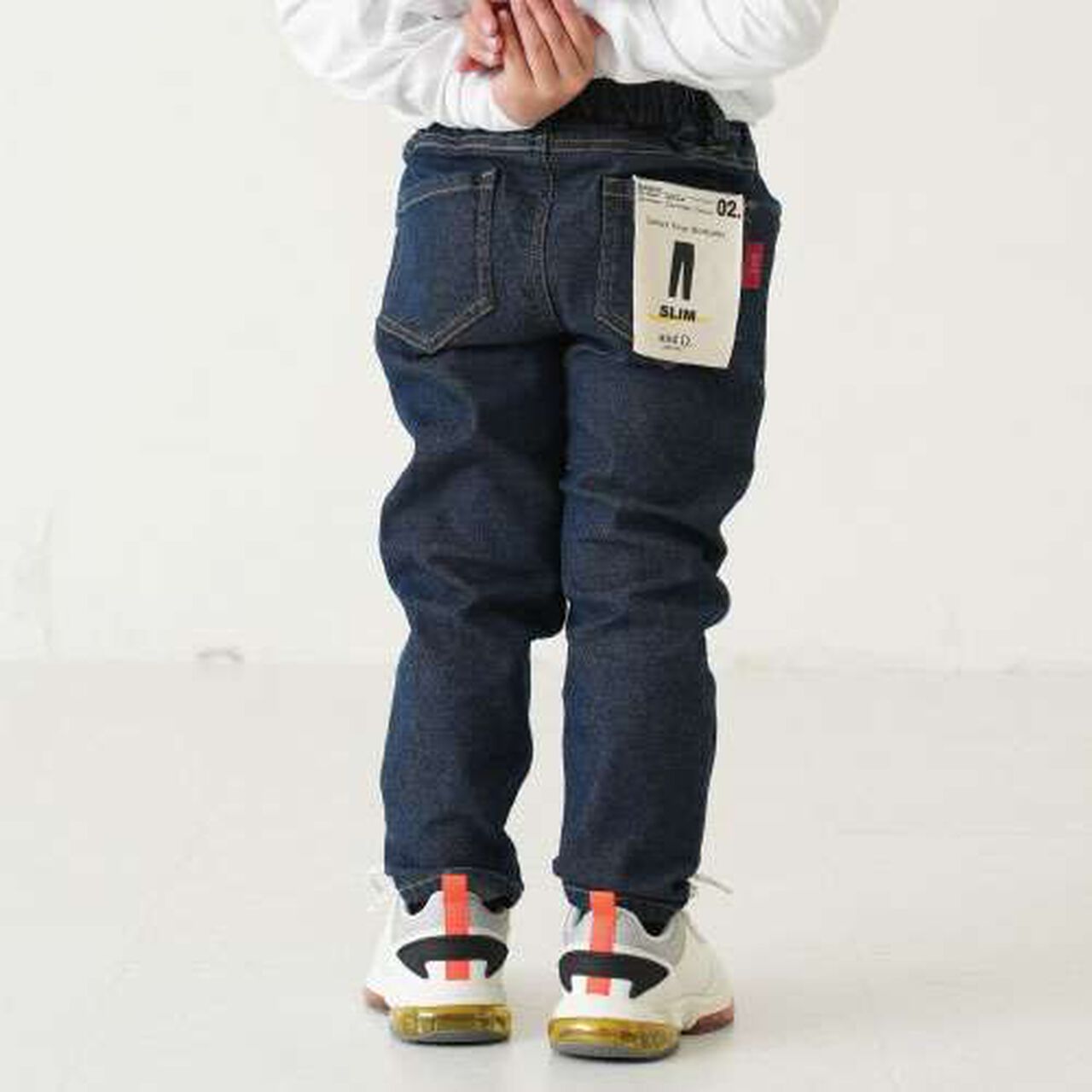 Stretch Denim Slim Pants,Blue, large image number 11