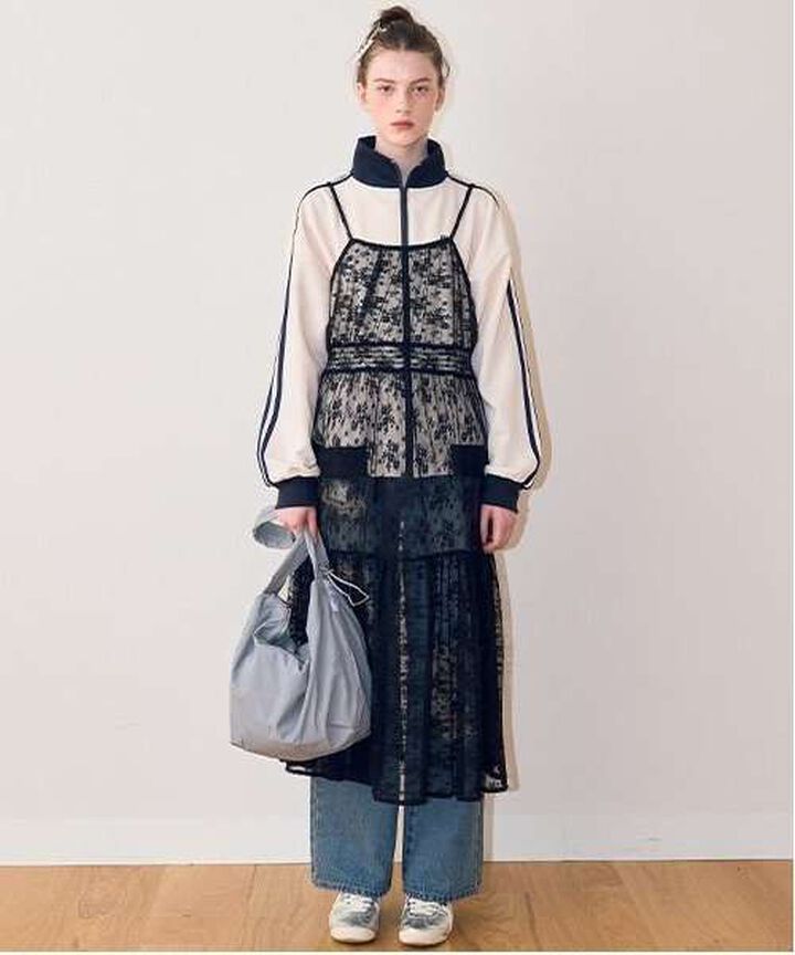 Sheer One-Piece Dress,Off white, medium image number 12