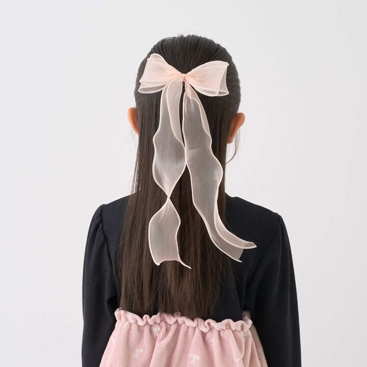Organza Big Ribbon Hair Clip,, medium