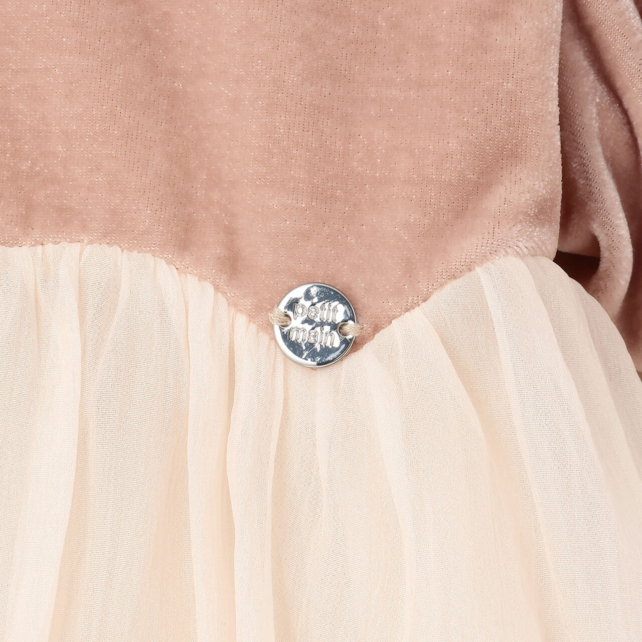 Puff Sleeve Chiffon One-Piece Dress,Black, large image number 3