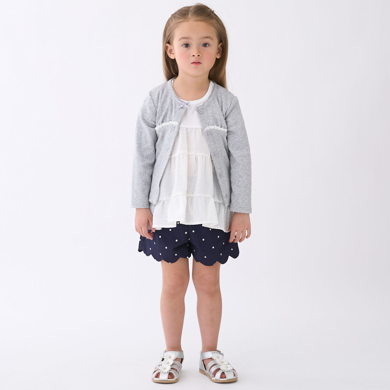 Link UV Needle-Punched Cut Cardigan,Multi color, large image number 11