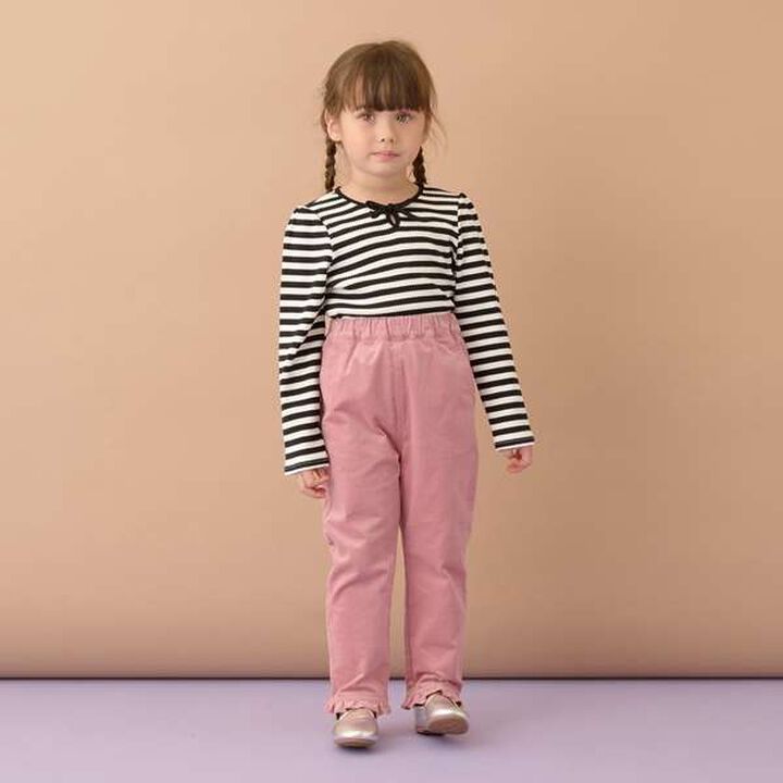 Heart Pocket Corduroy Pants,Charcoal gray, medium image number 3