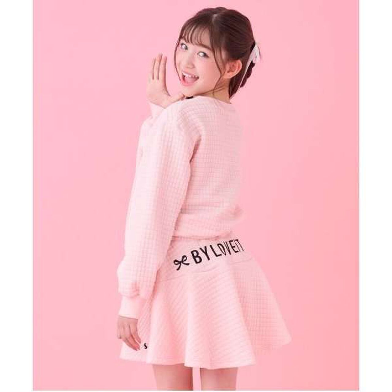 Back Panel Skirt (with Shorts),Off white, large image number 6