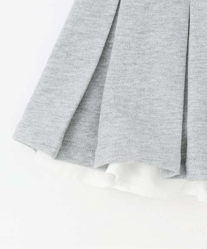 Layered Cut Pleated Mini Skirt,Multi color, medium image number 11