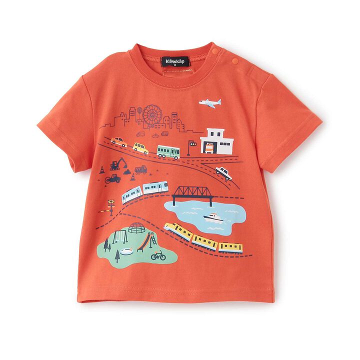 [Restock] City and Vehicle Short Sleeve T-Shirt,, medium