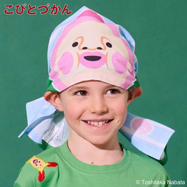 [Kobito Zukan] Role-Play Tenugui Towel,Moss green, medium image number 21