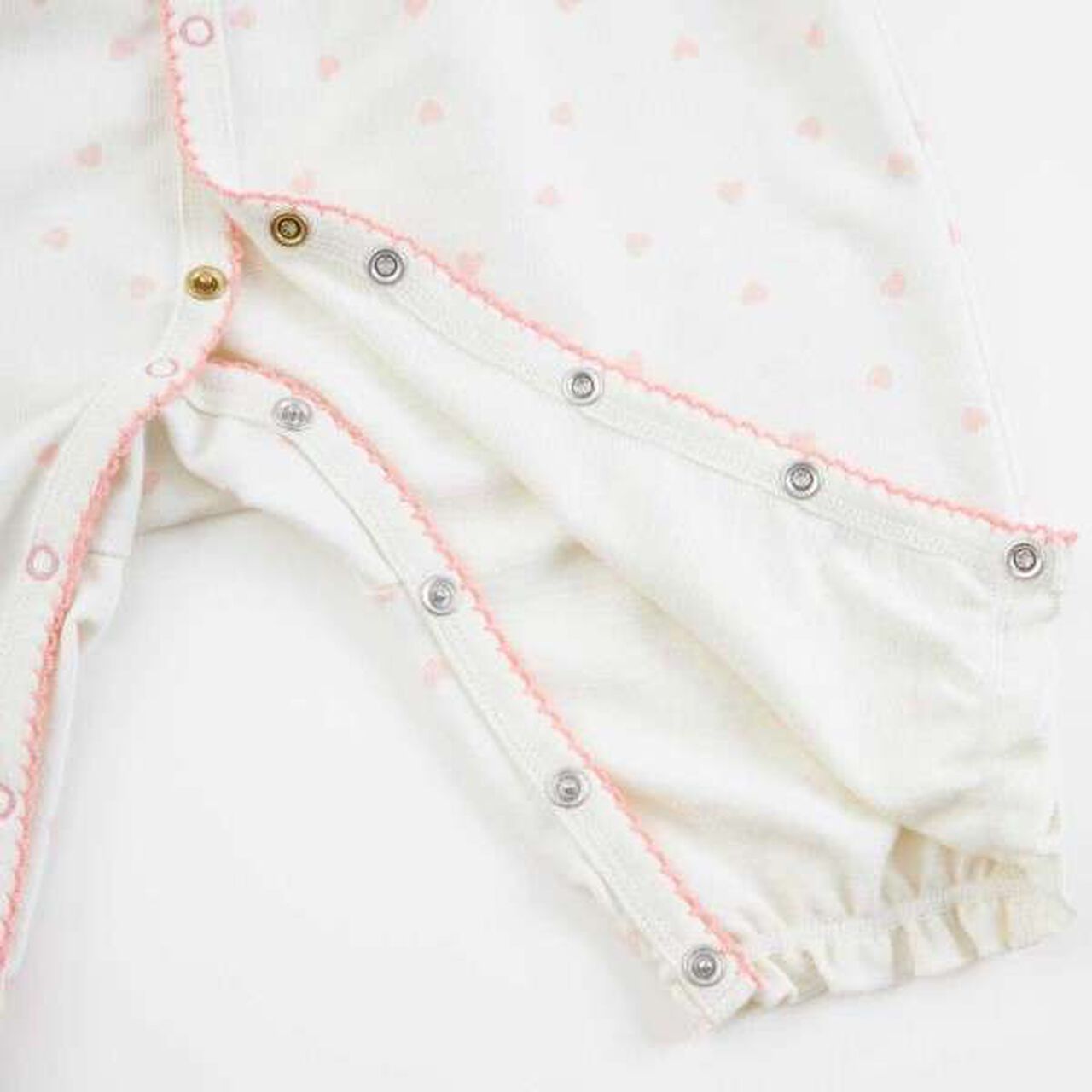 KP Heart Print Coverall,Beige, large image number 10